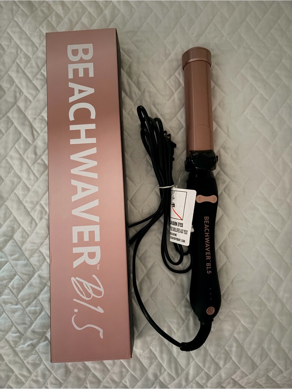 The Beachwaver Co. Rose Gold and Black Curling Wand